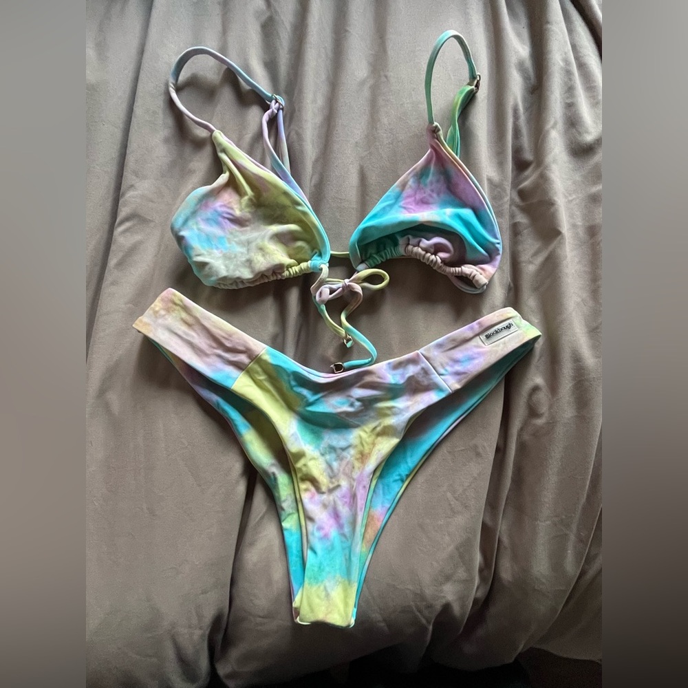 Black Bough tie-dye bikini